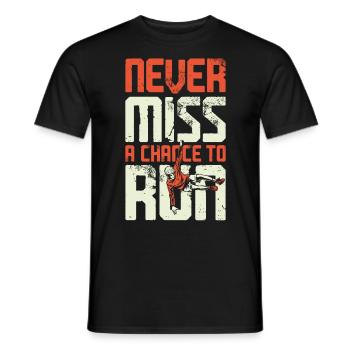 Parkour Free Running Traceur - Männer T-Shirt - Schwarz - Vorne - AI Model Male 178 light (178cm)