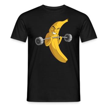 Fitnessstudio Muskeln Krafttraining bodybuilding - Männer T-Shirt - Schwarz - Vorne - AI Model Male 178 light (178cm)