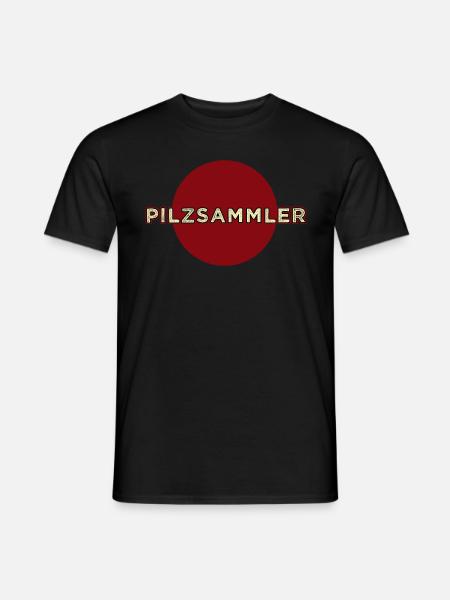 Pilzsammler Pilze - Männer T-Shirt - Schwarz