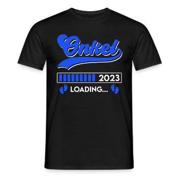 Onkel 2023 loading Onkel - Männer T-Shirt - Schwarz - Vorne - AI Model Male 178 light (178cm)