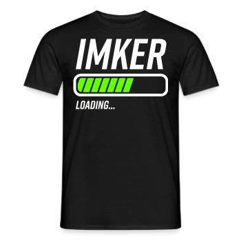 Imker Loading Ladebalken - Männer T-Shirt - Schwarz - Vorne - AI Model Male 178 light (178cm)