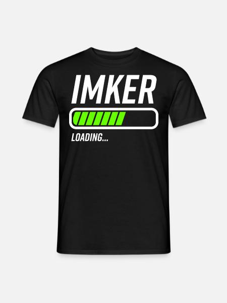 Imker Loading Ladebalken - Männer T-Shirt - Schwarz