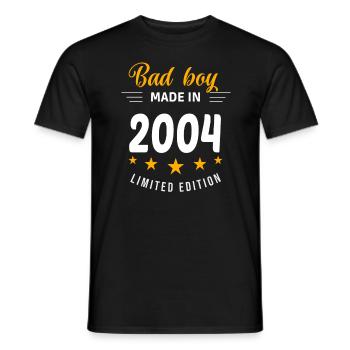Bad boy made in 2004 - Men's T-Shirt - black - Front - AI Model Male 178 light (178cm)