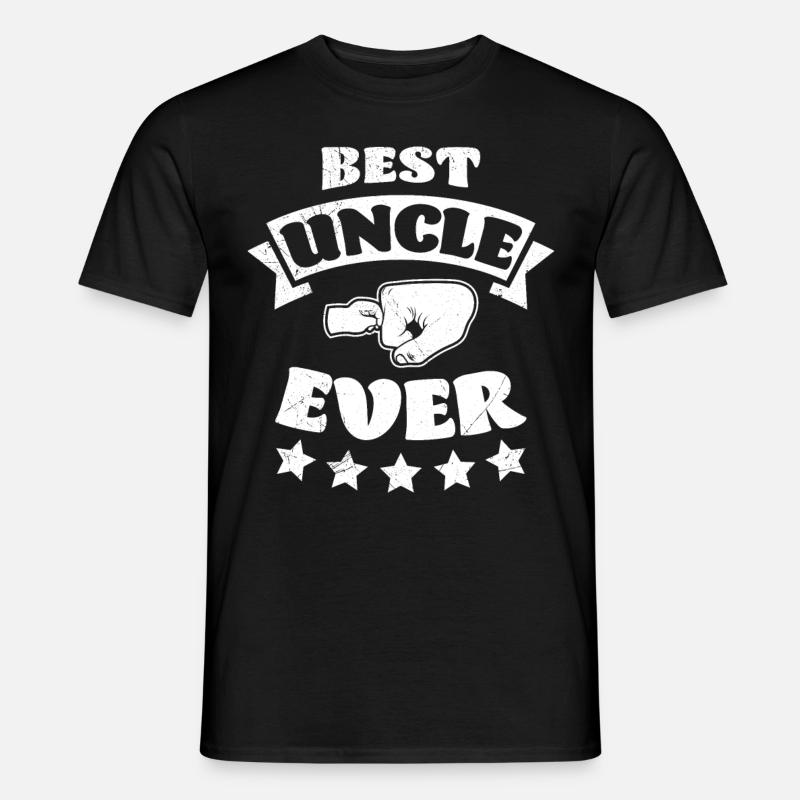 Bester Onkel ever - Männer T-Shirt - Schwarz