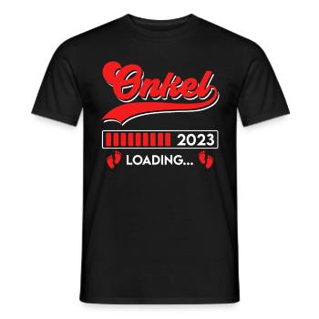 Onkel 2023 loading Onkel - Männer T-Shirt - Schwarz - Vorne - AI Model Male 178 light (178cm)