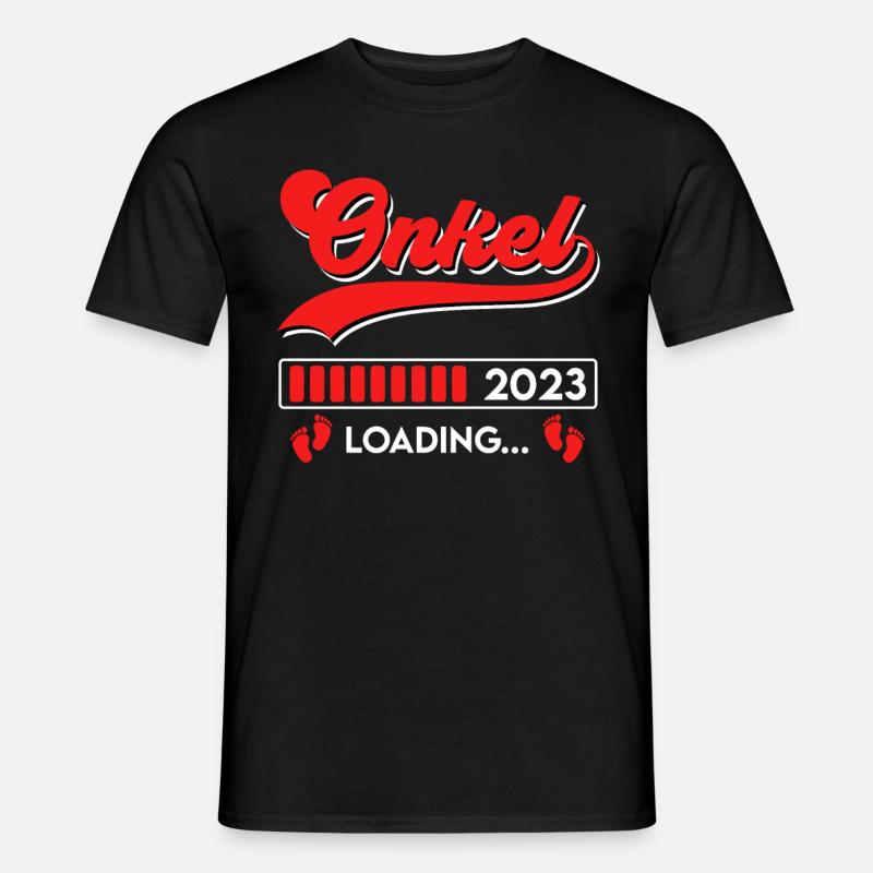 Onkel 2023 loading Onkel - Männer T-Shirt - Schwarz