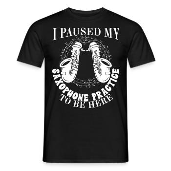 Saxophoniste Saxophoniste Saxophoniste - T-shirt homme - noir - Devant - AI Model Male 178 light (178cm)