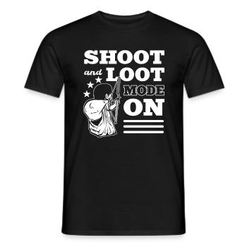 Archery Archer Archer Archer Longbow Archer - T-shirt homme - noir - Devant - AI Model Male 178 light (178cm)