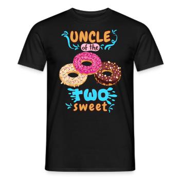 Oncle des deux bonbons Oncle de deux - T-shirt homme - noir - Devant - AI Model Male 178 light (178cm)