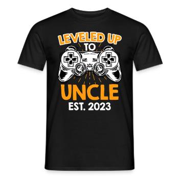 Niveau jusqu’à Oncle 2023 - T-shirt homme - noir - Devant - AI Model Male 178 light (178cm)