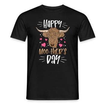 Bonne fête des mères - T-shirt homme - noir - Devant - AI Model Male 178 light (178cm)