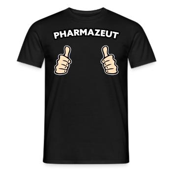 Pharmazeut Beruf Geschenkidee - Männer T-Shirt - Schwarz - Vorne - AI Model Male 178 light (178cm)