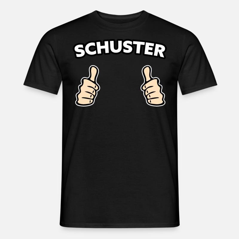 Schuster Handwerker Geschenkidee - Männer T-Shirt - Schwarz