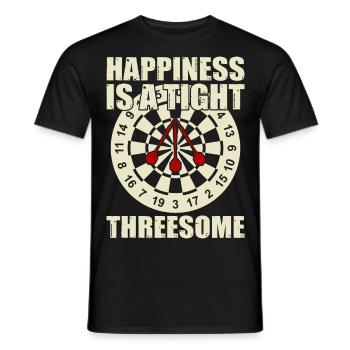 Drôle de fléchettes idée cadeau pour les joueurs de fléchettes fléchettes - T-shirt homme - noir - Devant - AI Model Male 178 light (178cm)