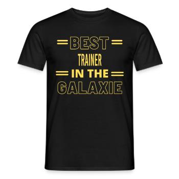 Bester IN THE GALAXIE TRAINER ALLER ZEITEN - Männer T-Shirt - Schwarz - Vorne - AI Model Male 178 light (178cm)