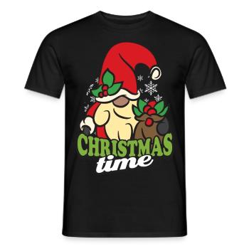 Weihnachtsgeschenk Weihnachten Advent Geschenke - Männer T-Shirt - Schwarz - Vorne - AI Model Male 178 light (178cm)