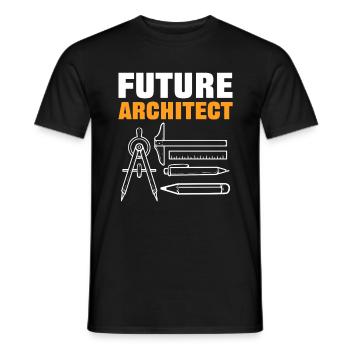 Architekt Architektur Architektur-Student Ingenieu - Männer T-Shirt - Schwarz - Vorne - AI Model Male 178 light (178cm)