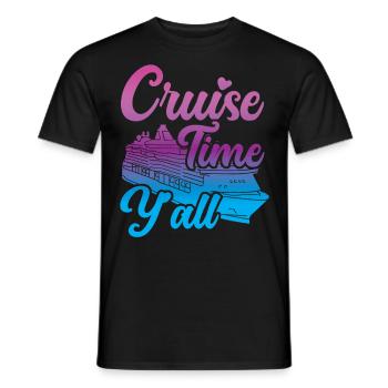 Cruise Ship Vacation Girl Cruise - Männer T-Shirt - Schwarz - Vorne - AI Model Male 178 light (178cm)