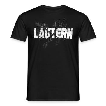 Kaiserslautern Deutschland Schrift Grunge Splash - Männer T-Shirt - Schwarz - Vorne - AI Model Male 178 light (178cm)