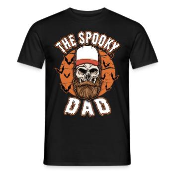 The Creepy Father - Men's T-Shirt - black - Front - AI Model Male 178 light (178cm)