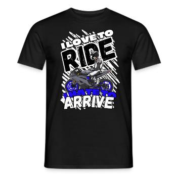 Motorcycle Lifestyle / Motorcycle / Motorcycles biker - Men's T-Shirt - black - Front - AI Model Male 178 light (178cm)