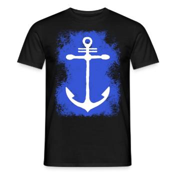 Anchor - Men's T-Shirt - black - Front - AI Model Male 178 light (178cm)