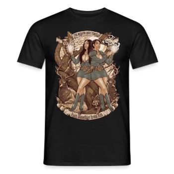 Isais Girls - Men's T-Shirt - black - Front - AI Model Male 178 light (178cm)