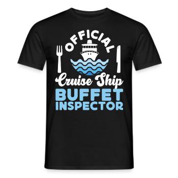 Cruise Ship Vacation Official - Männer T-Shirt - Schwarz - Vorne - AI Model Male 178 light (178cm)