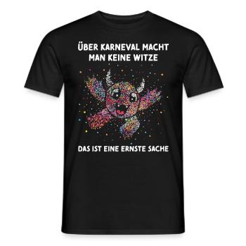Karneval Fasnacht 5. Jahreszeit Fastelovend Jeck - Männer T-Shirt - Schwarz - Vorne - AI Model Male 178 light (178cm)