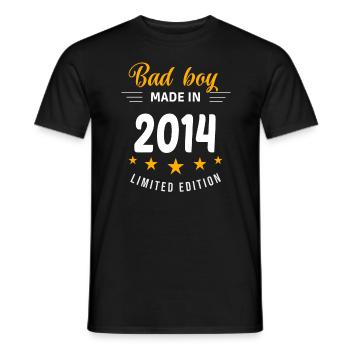 Bad boy fabriqué en 2014 - T-shirt homme - noir - Devant - AI Model Male 178 light (178cm)