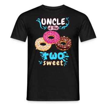 Oncle des deux bonbons Oncle de deux - T-shirt homme - noir - Devant - AI Model Male 178 light (178cm)