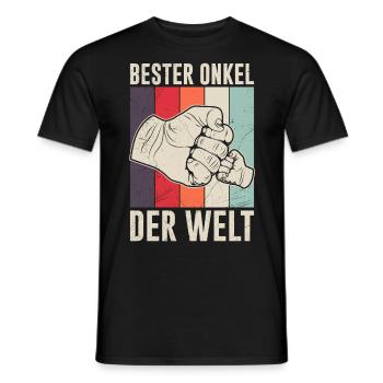 Bester Onkel der Welt - Männer T-Shirt - Schwarz - Vorne - AI Model Male 178 light (178cm)