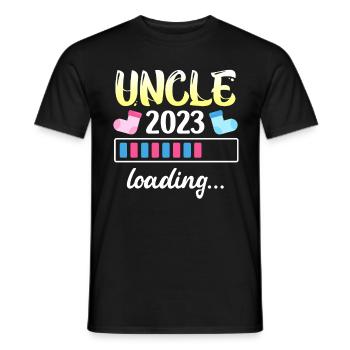 Onkel 2023 loading bester Onkel 2023 - Männer T-Shirt - Schwarz - Vorne - AI Model Male 178 light (178cm)