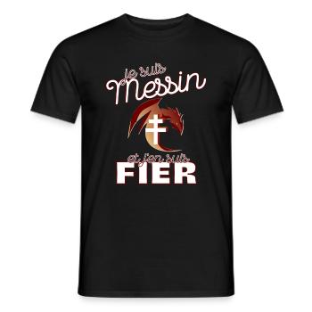 Cadeau Homme Foot Metz Messin Noel Anniversaire - T-shirt homme - noir - Devant - AI Model Male 178 light (178cm)