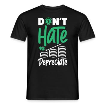 Comptable Comptable Comptable - T-shirt homme - noir - Devant - AI Model Male 178 light (178cm)