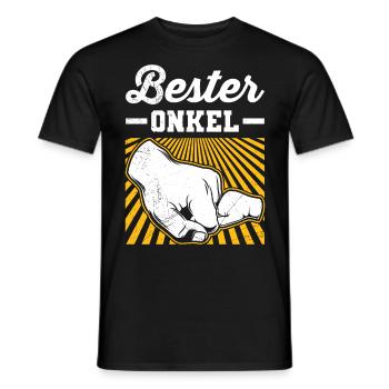 Bester Onkel - Männer T-Shirt - Schwarz - Vorne - AI Model Male 178 light (178cm)