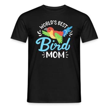 La meilleure maman perroquet oiseau du monde - T-shirt homme - noir - Devant - AI Model Male 178 light (178cm)
