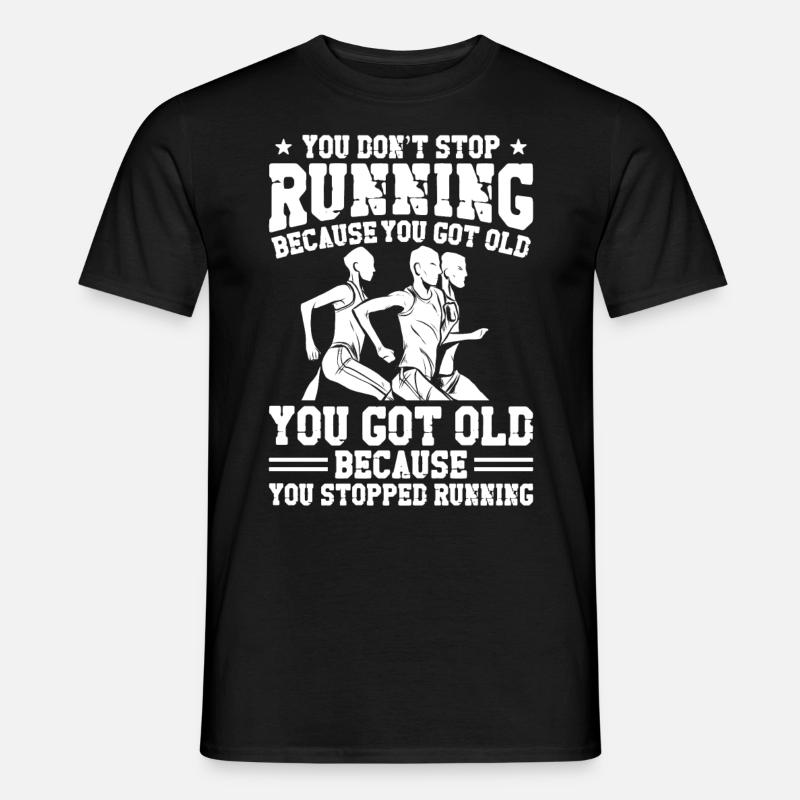 Running Runner Half Marathon - Men’s T-shirt - black