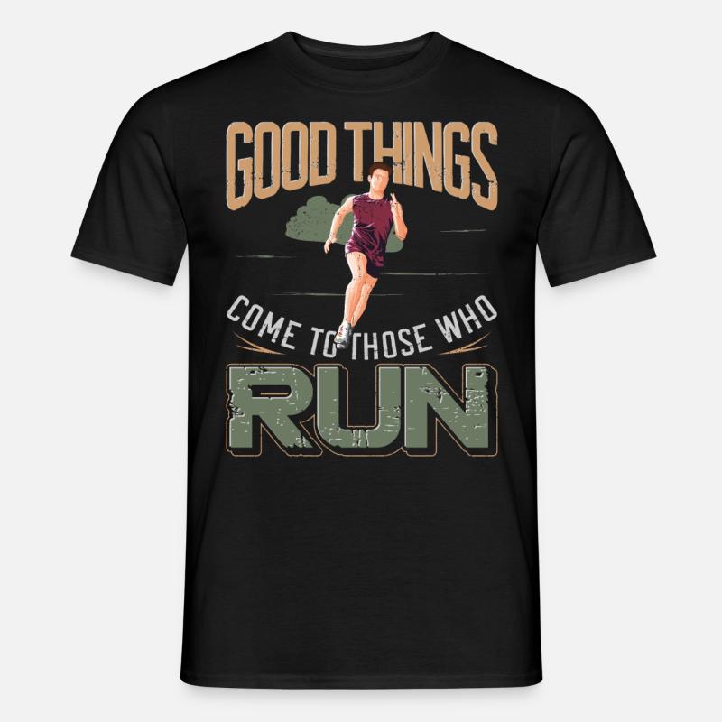 Running Runner Half Marathon - Men’s T-shirt - black