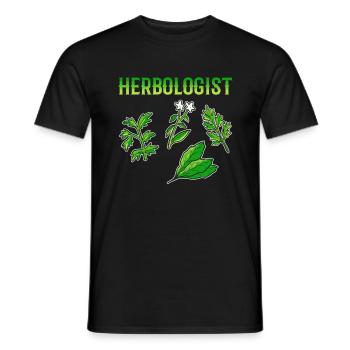 Herbologist Herbology Plants - Männer T-Shirt - Schwarz - Vorne - AI Model Male 178 light (178cm)