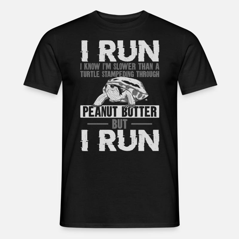 Running Runner Half Marathon - Men’s T-shirt - black