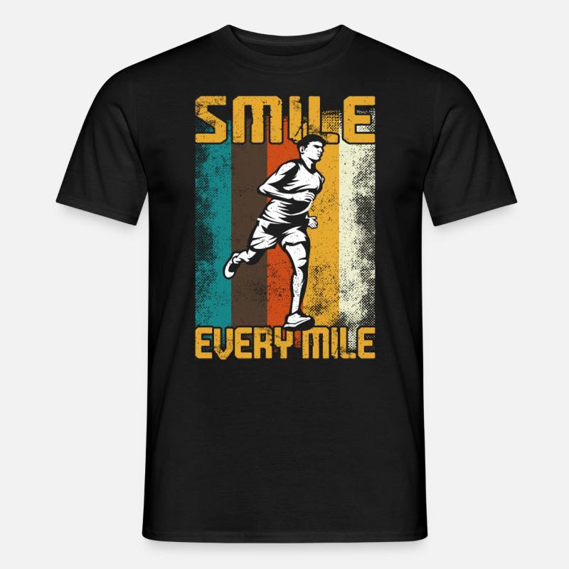 Running Runner Half Marathon - Men’s T-shirt - black
