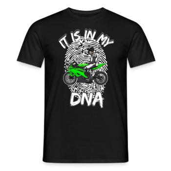 Motorcycle Lifestyle / Motorcycle / Motorcycle biker - Men's T-Shirt - black - Front - AI Model Male 178 light (178cm)