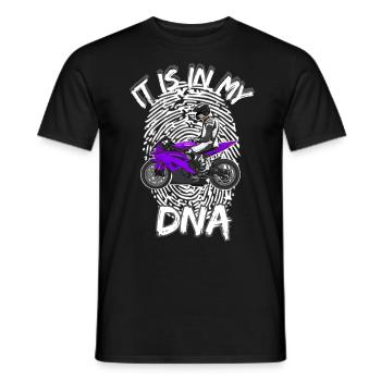 Moto Lifestyle / Moto / Moto motard - T-shirt homme - noir - Devant - AI Model Male 178 light (178cm)