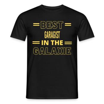 Best Ever IN THE GALAXIE GARAGIST - Men's T-Shirt - black - Front - AI Model Male 178 light (178cm)