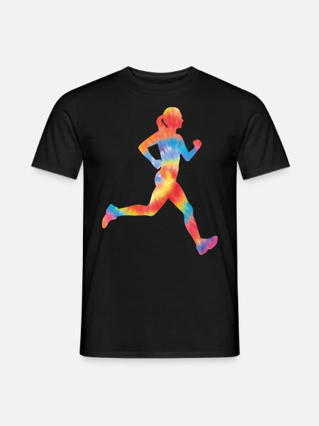 Running Runner Half Marathon Tie - T-shirt homme - noir