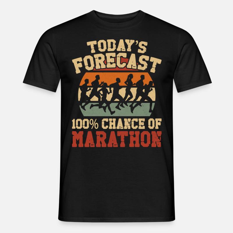 Running Runner Half Marathon - Männer T-Shirt - Schwarz