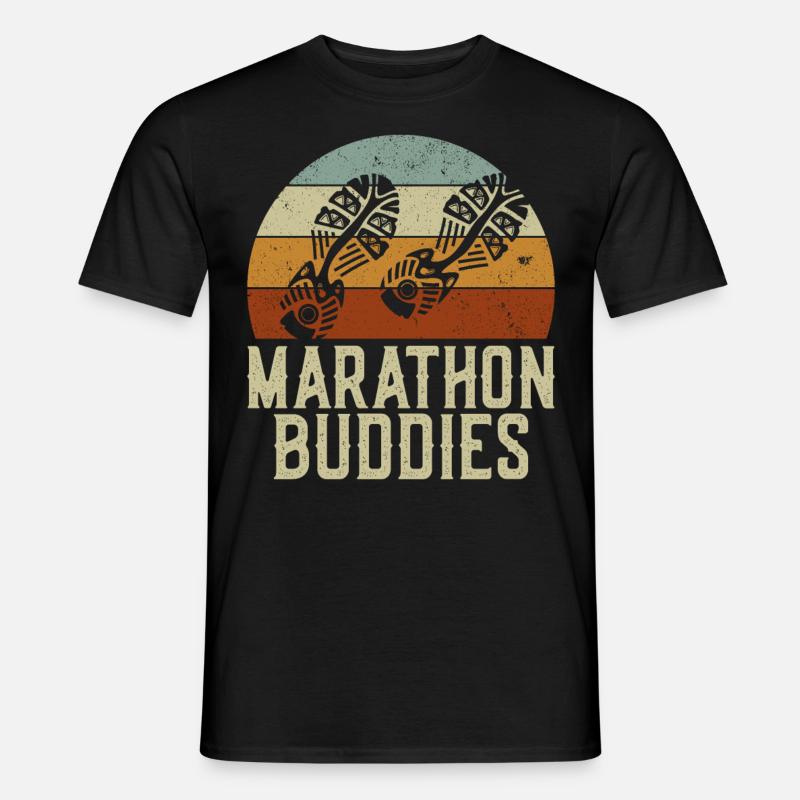 Running Runner Half Marathon - Männer T-Shirt - Schwarz