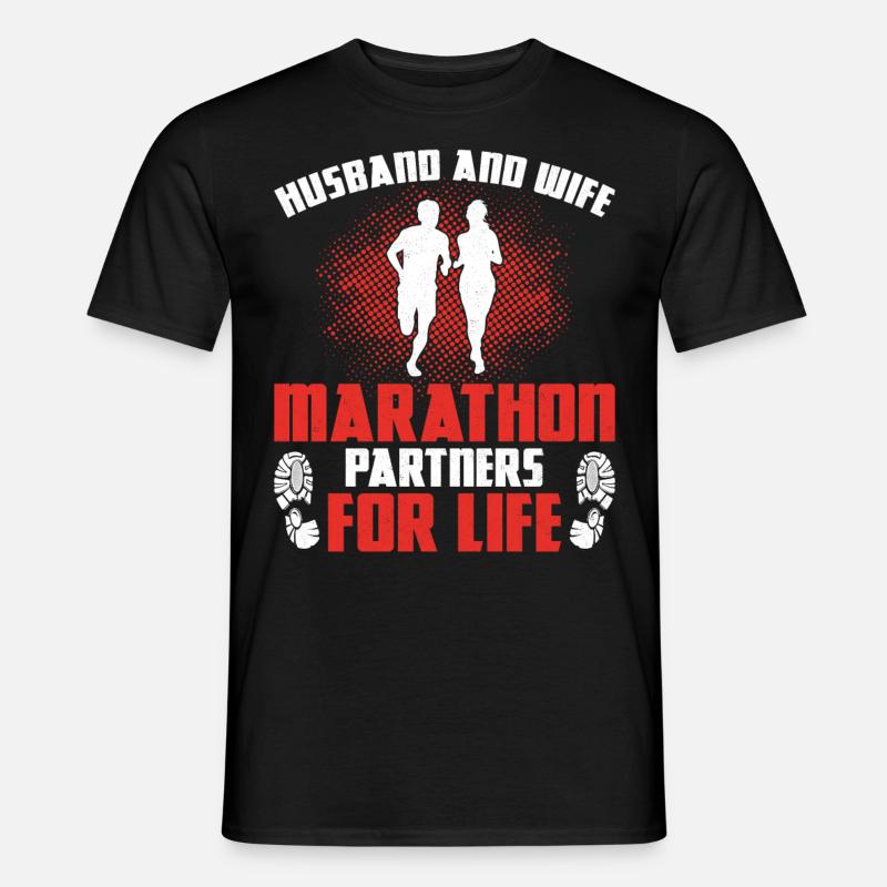 Running Runner Half Marathon - Men’s T-shirt - black