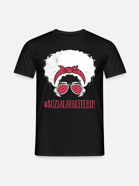 Sozialarbeiter Ich bin Sozialarbeiterin - Männer T-Shirt - Schwarz